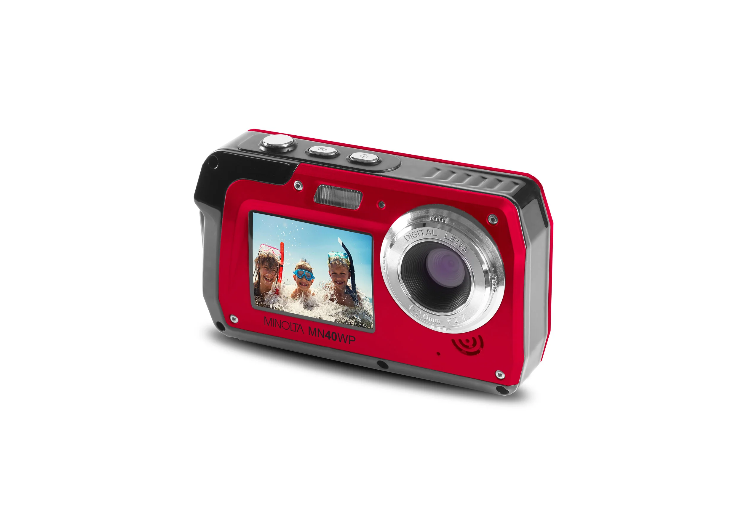 MINLTAカメラ MN40WP 48MP Dual Screen Waterproof Camera — Minolta Digital